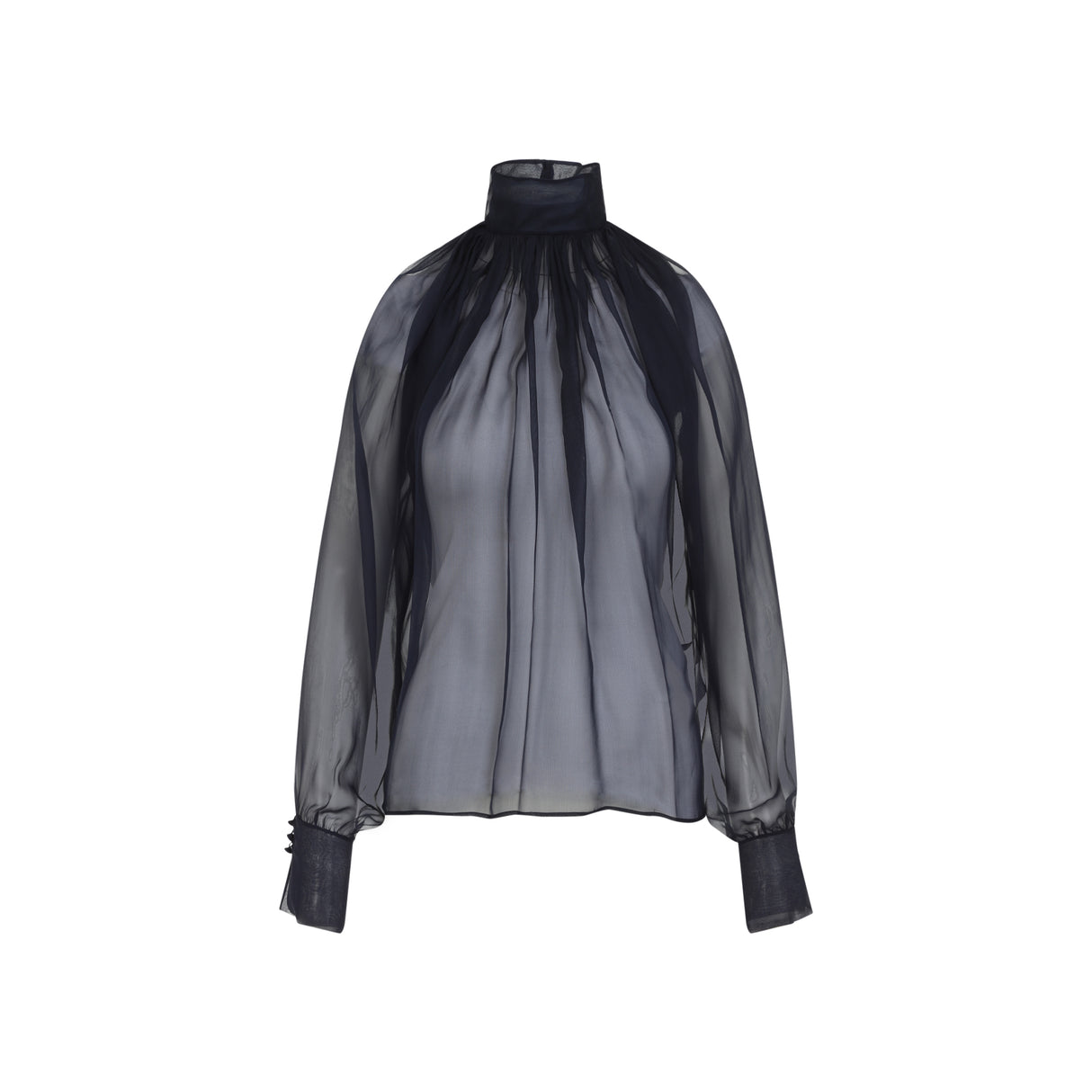 SAINT LAURENT Silk Blouse for Women - FW24 Collection