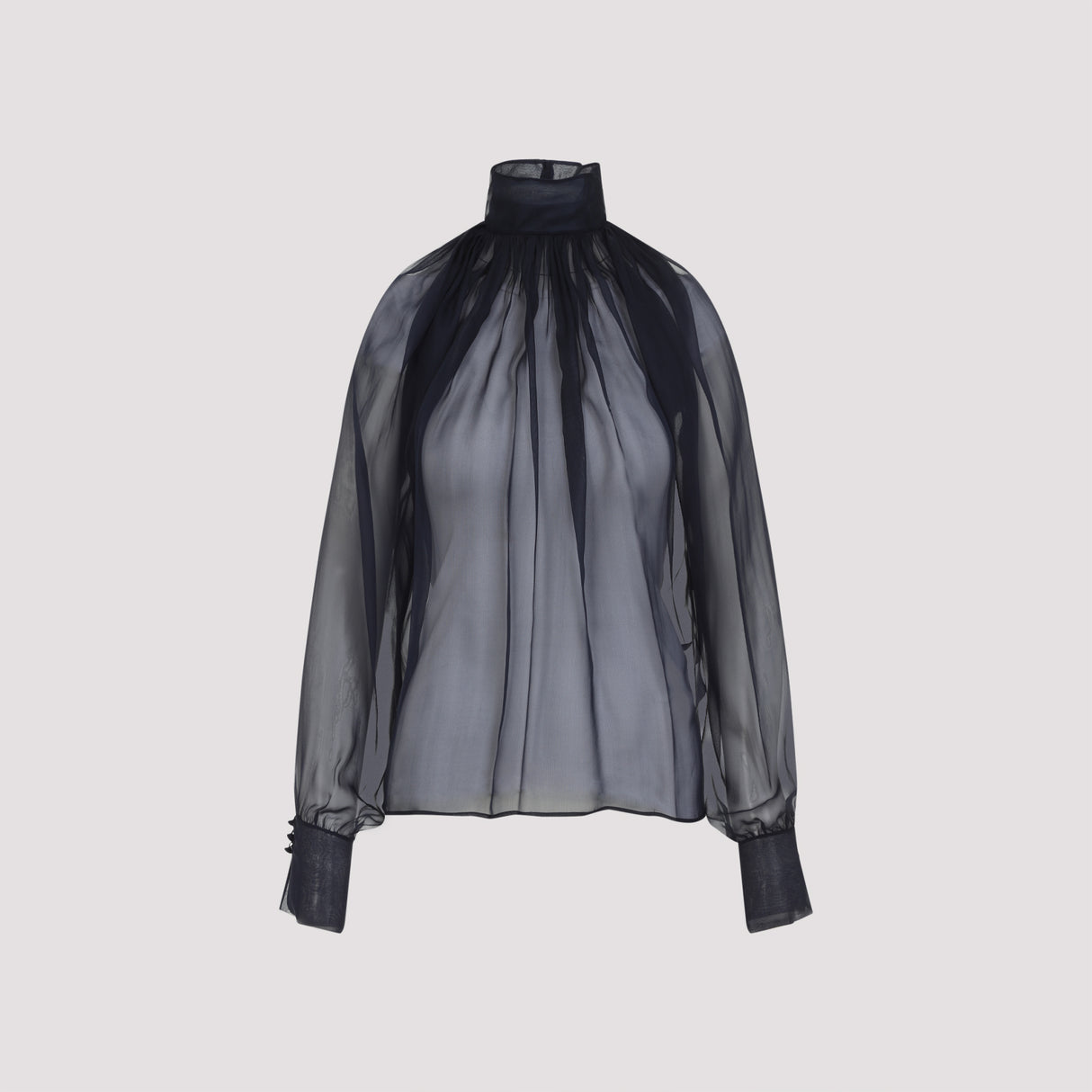 SAINT LAURENT Silk Blouse for Women - FW24 Collection