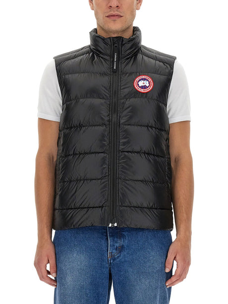 CANADA GOOSE Men's Down Vest with Logo Patch - Size L