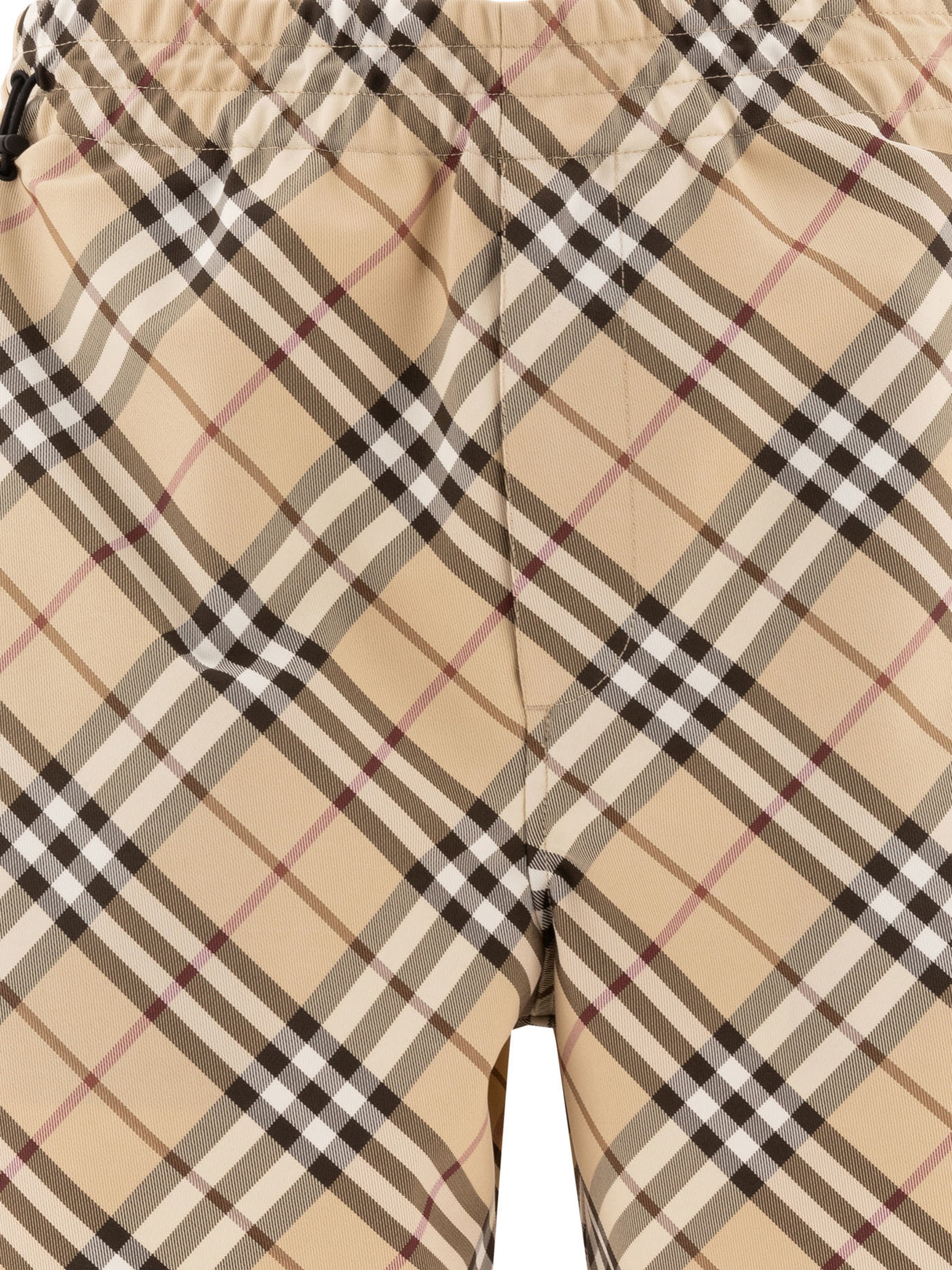 BURBERRY Check Twill Shorts for Men - SS25