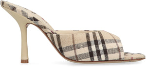 BURBERRY Mews Fabric Flat with Stiletto Heel