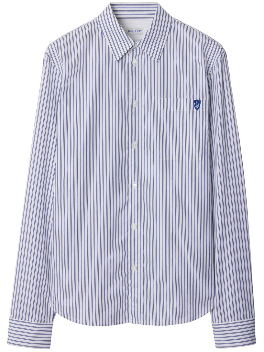 BURBERRY Striped Cotton Shirt for Men - SS25 Collection