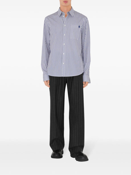 BURBERRY Striped Cotton Shirt for Men - SS25 Collection