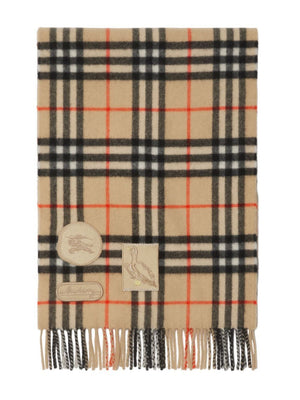 BURBERRY Men's Checked Cashmere Scarf