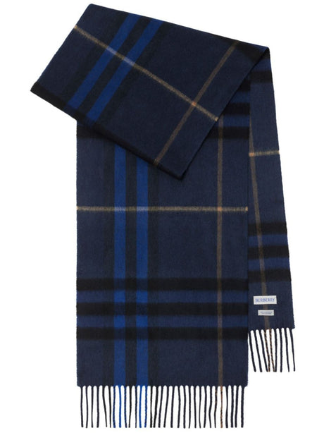 BURBERRY Giant Check Cashmere Scarf