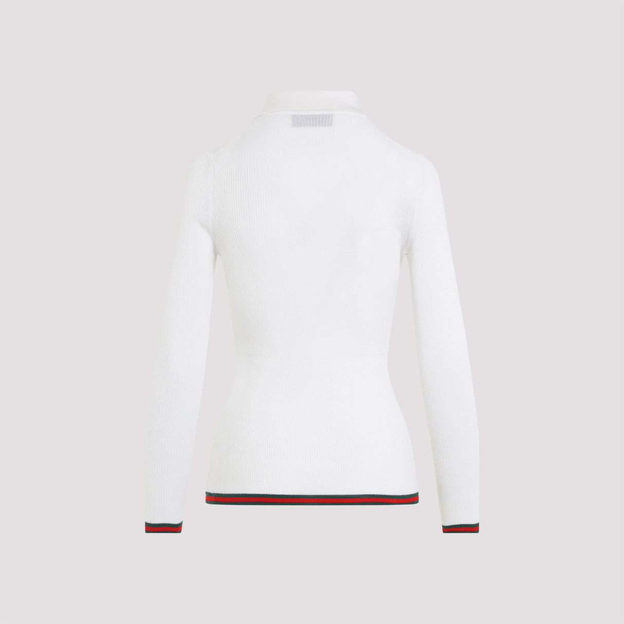 GUCCI Cashmere and Silk Polo Knit Top for Women