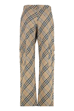 BURBERRY Linen and Cotton Trousers for Men