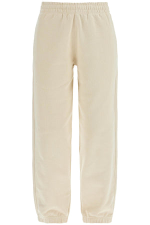 BURBERRY High-Waisted Joggers with Logo Patch - Size S