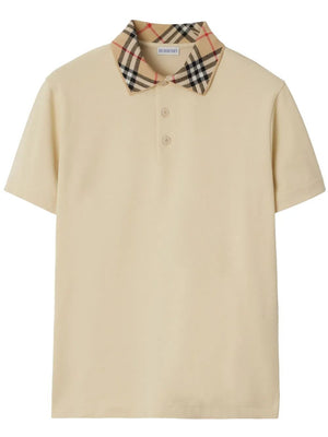 BURBERRY Men's Mini Polo Shirt