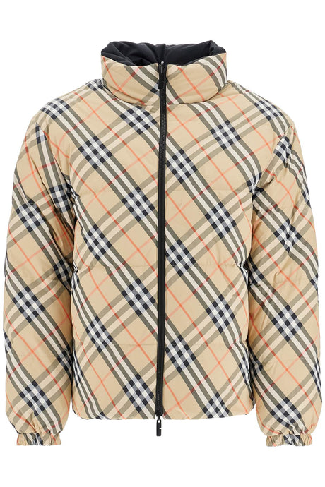 BURBERRY Reversible Nylon Down Jacket - Regular Fit