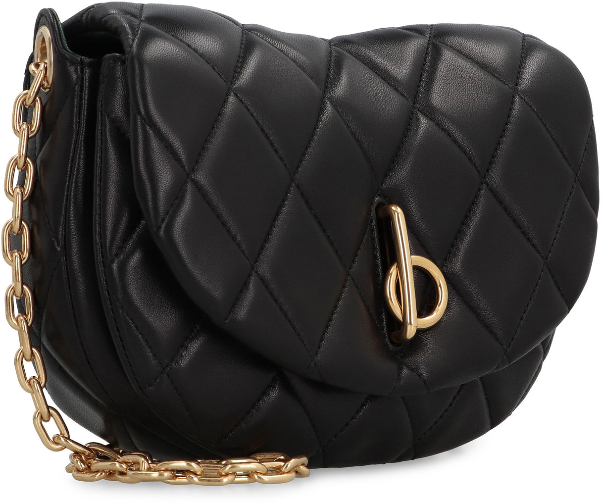 BURBERRY Mini Quilted Leather Handbag with Chain Strap