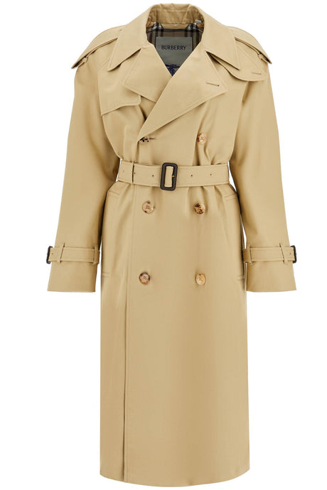 BURBERRY Double-Breasted Trench Jacket for Women - Stylish and Versatile