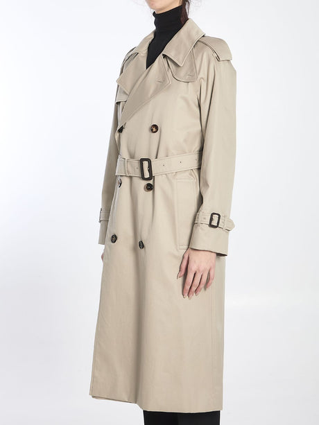 BURBERRY Women's Long Castleford Trench Jacket - Regular Fit