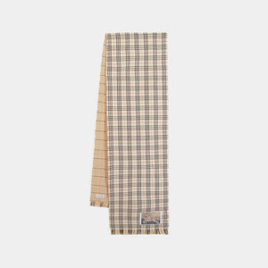 BURBERRY Unisex Mini Check Reversible Scarf