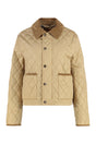 BURBERRY Quilted Jacket with Corduroy Accents for Women - SS25