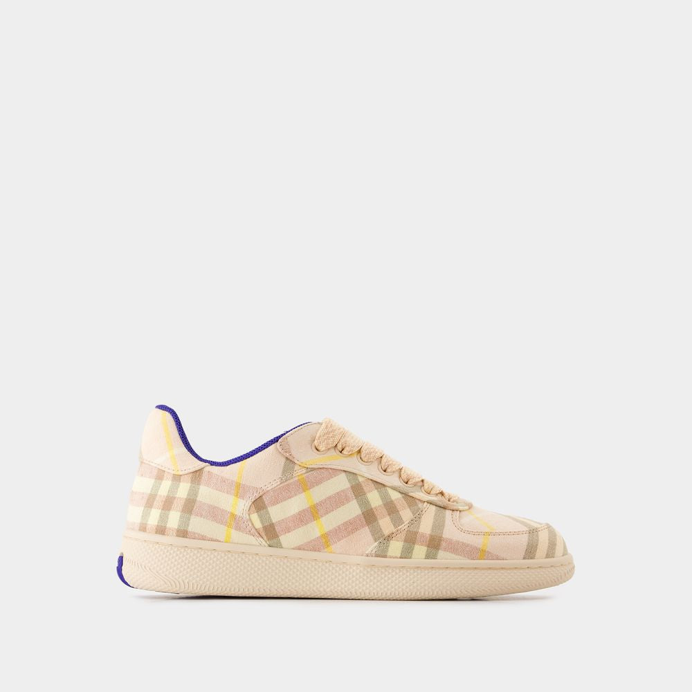 BURBERRY Terrace Check Mini Sneakers for Women