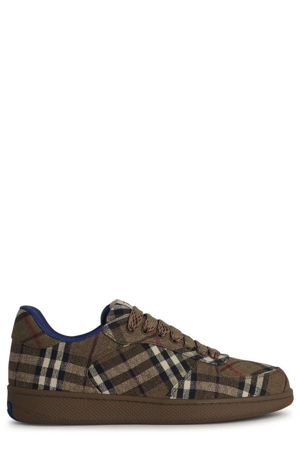 BURBERRY Low-Top Check Pattern Sneakers for Men