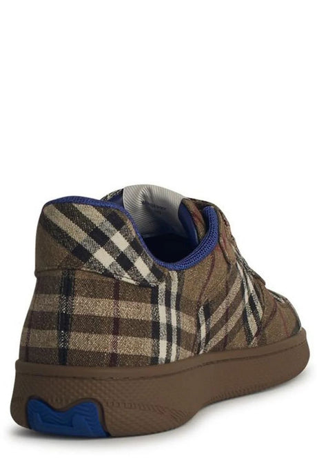 BURBERRY Low-Top Check Pattern Sneakers for Men