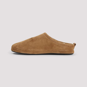 BALENCIAGA Men's Leather Alaska Slippers