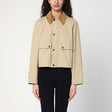 BURBERRY Cropped Cotton Jacket for Women