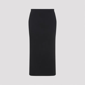 THE ROW Elegant Mini Wool Skirt