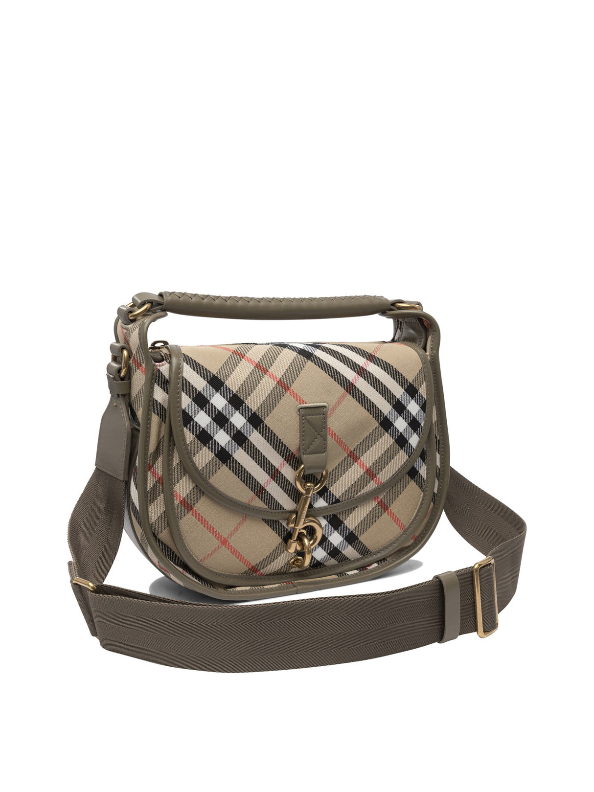 BURBERRY LONDON ENGLAND Mini Clip Messenger Handbag