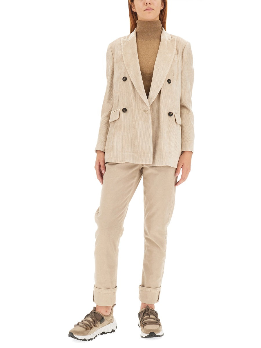 BRUNELLO CUCINELLI Double-Breasted Women's Jacket