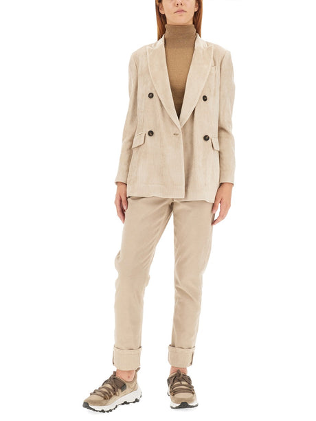 BRUNELLO CUCINELLI Double-Breasted Women's Jacket