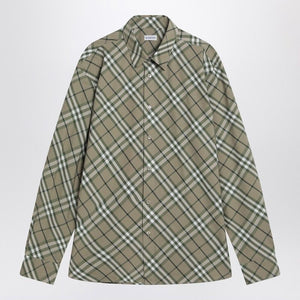 BURBERRY Check-Patterned Cotton Shirt for Men