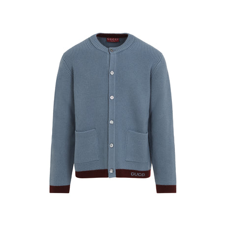 GUCCI Men's Wool Cardigan for SS25