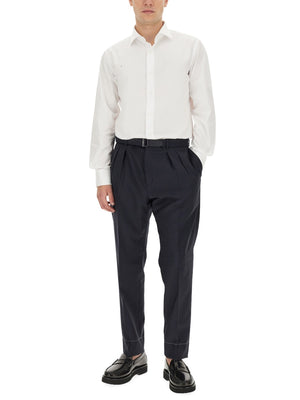 BRIONI Regular Fit Wool Trousers