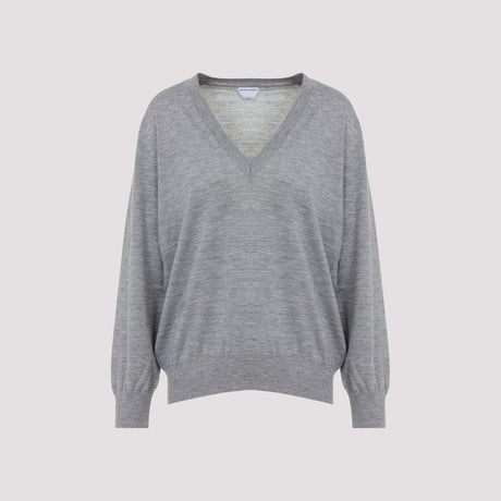 BOTTEGA VENETA V Neck Cashmere Sweater for Women