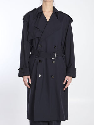 BOTTEGA VENETA Fine Wool Trench Jacket - Size IT 38