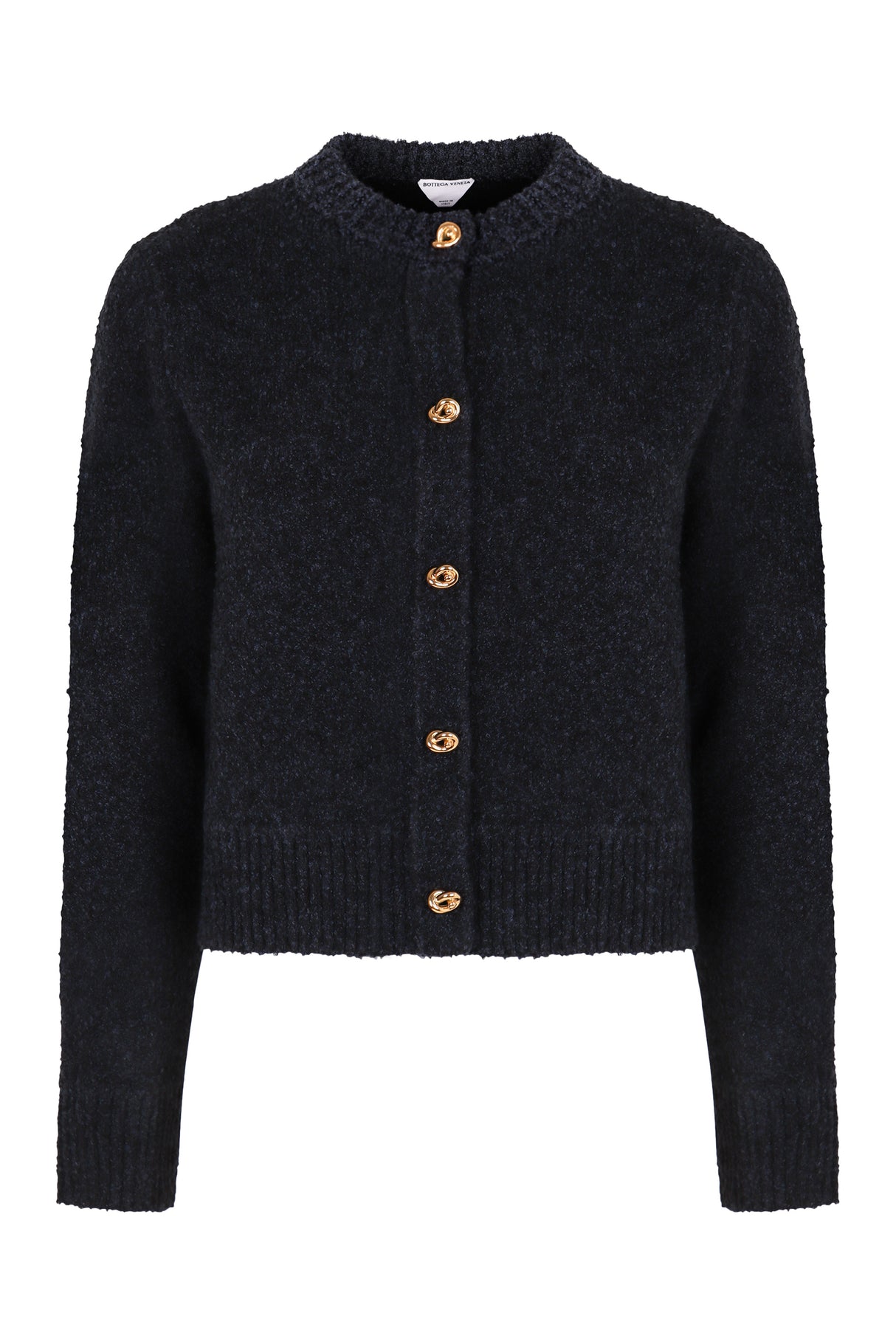 BOTTEGA VENETA Chic Bouclé Wool Cardigan