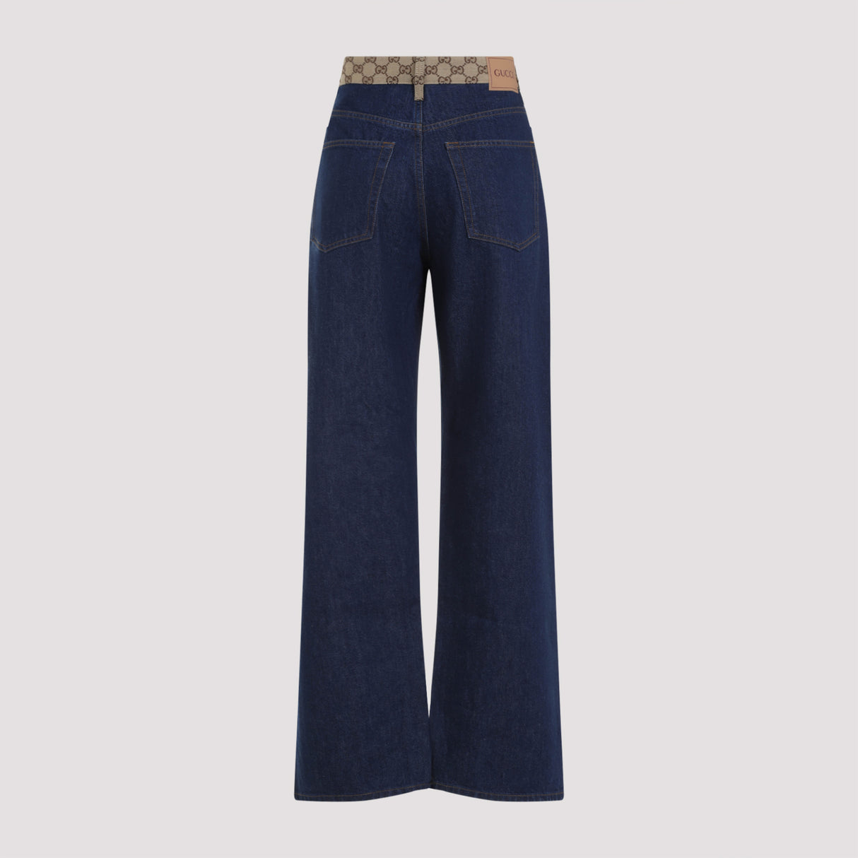 GUCCI Boyfriend Fit Slit Denim Jeans