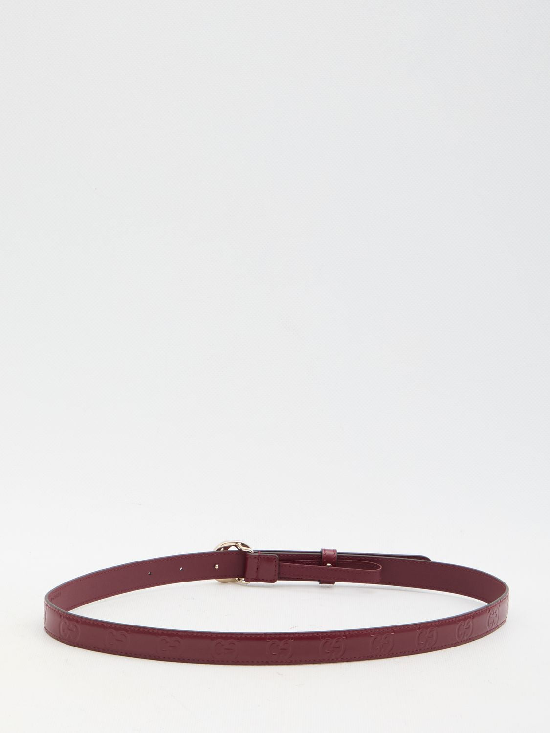 GUCCI Designer Belt with Interlocking G Buckle (Height: 2cm)