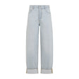 BOTTEGA VENETA Classic High-Waisted Cotton Jeans for Women - SS25 Collection