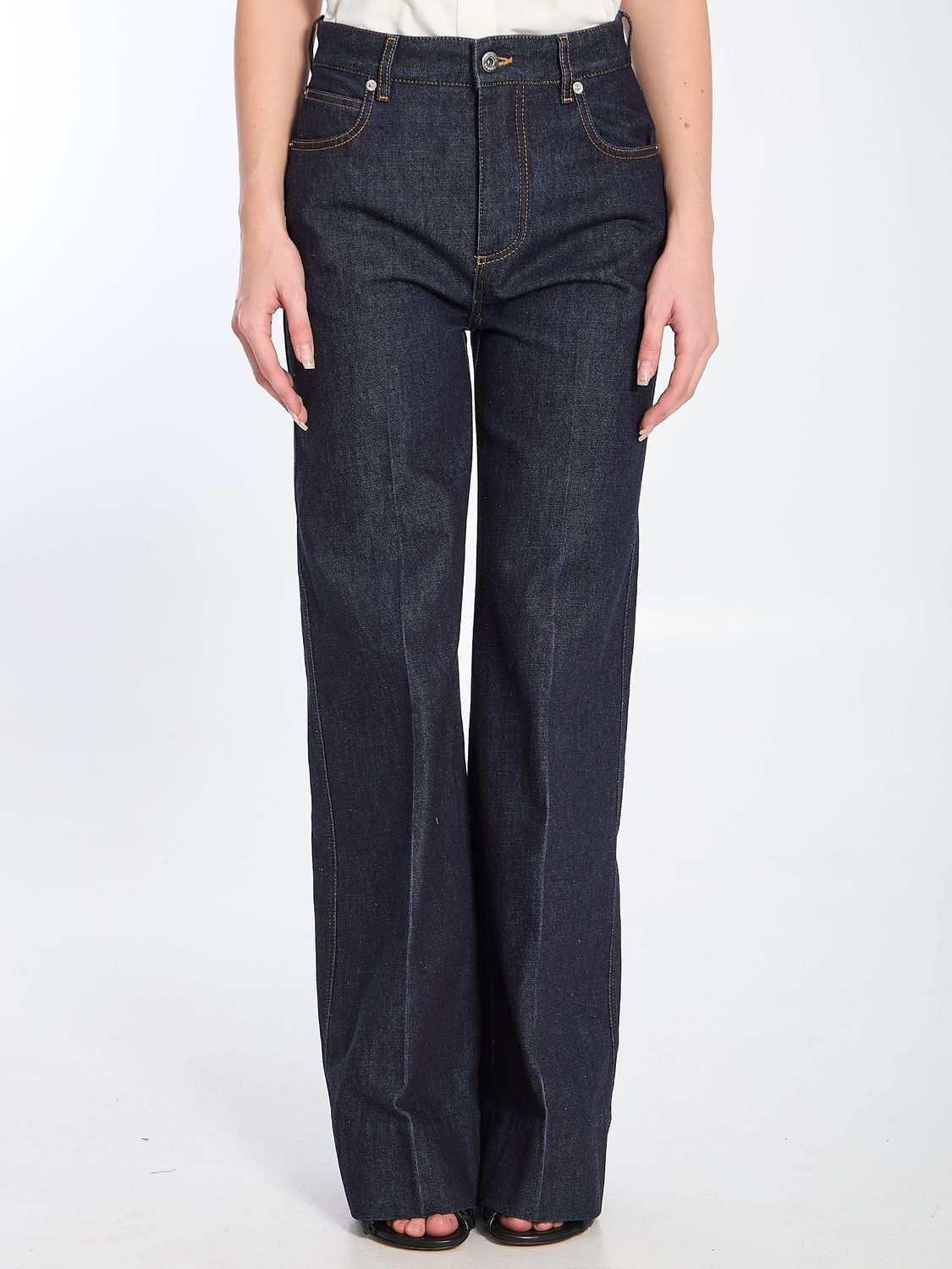 BOTTEGA VENETA Palazzo Wide Leg Jeans