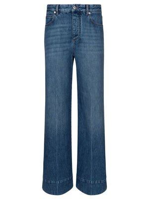 BOTTEGA VENETA Medium Palazzo Denim Jeans for Women