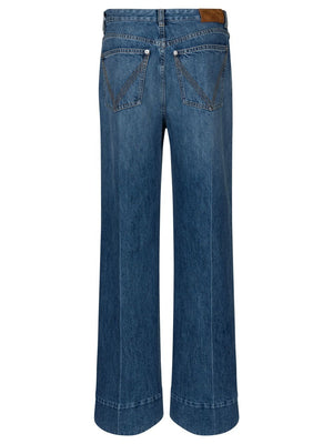 BOTTEGA VENETA Medium Palazzo Denim Jeans for Women