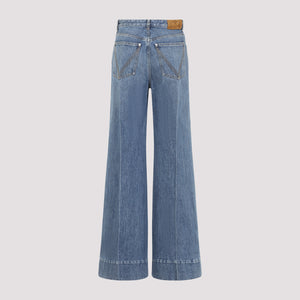 BOTTEGA VENETA Medium Palazzo Denim Jeans for Women