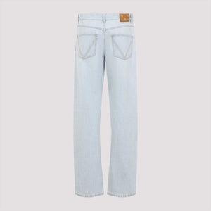 BOTTEGA VENETA Straight Leg Denim Pants - SS25 Collection