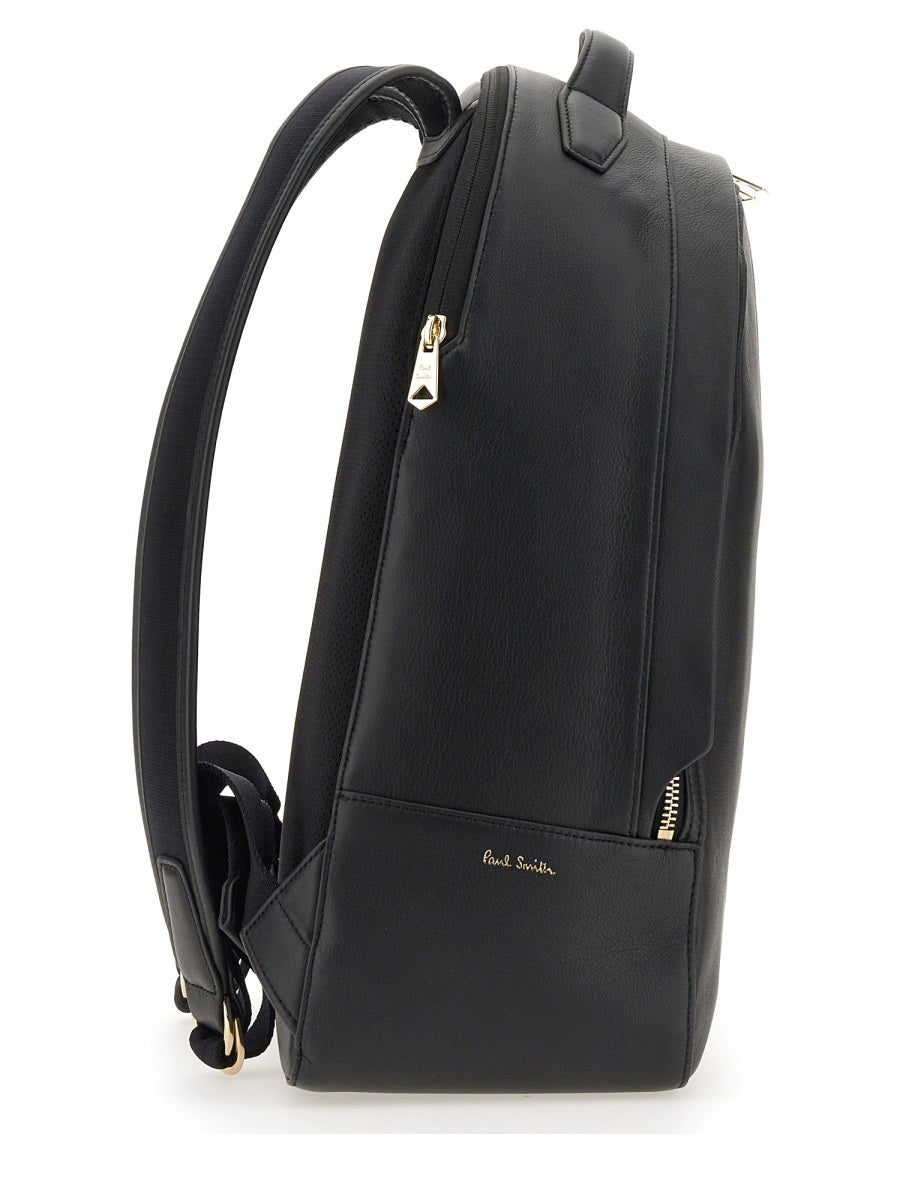 PAUL SMITH Signature Stripe Leather Backpack