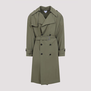 BOTTEGA VENETA Stylish Wool Trench for Men - SS25