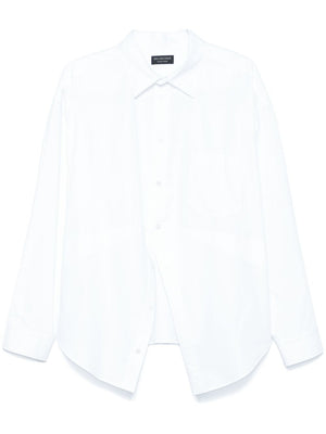 BALENCIAGA Asymmetrical Cotton Shirt