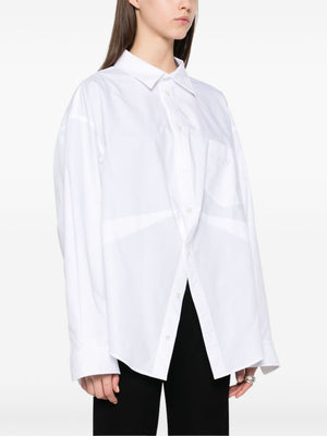 BALENCIAGA Asymmetrical Cotton Shirt