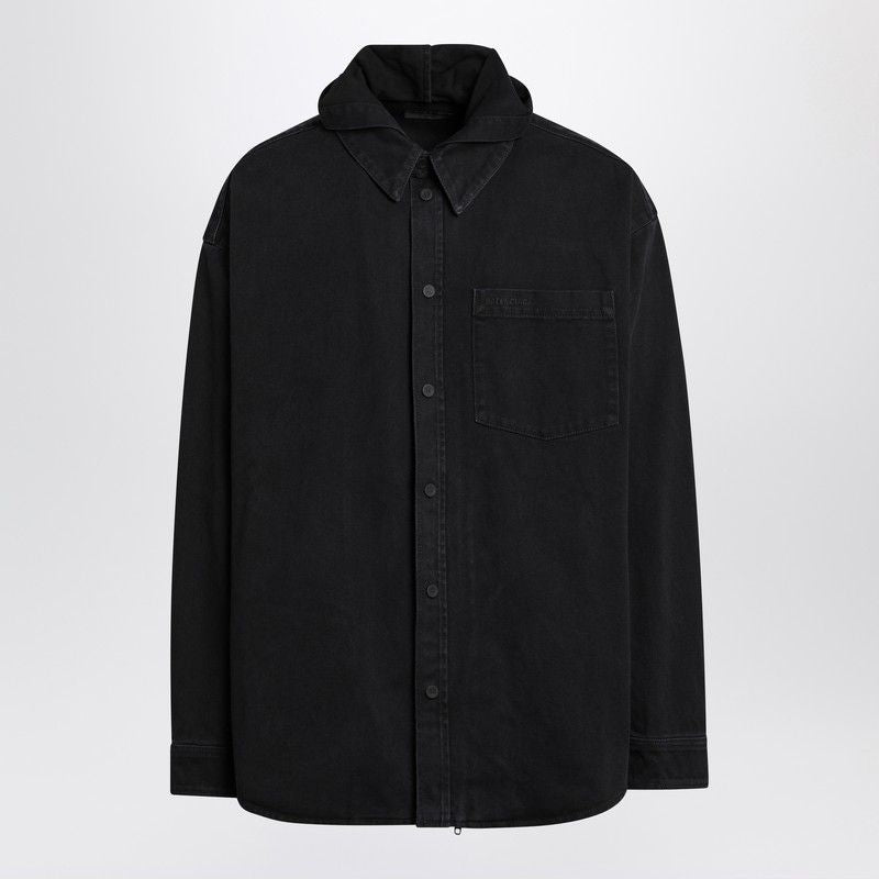 BALENCIAGA Shirt-Style Parka Jacket - Oversized Fit