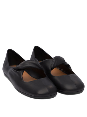 ALEXANDER MCQUEEN Twist Detailing Ballet Flats