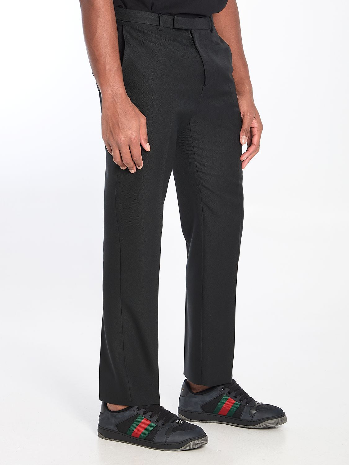 GUCCI Slim Fit Trousers for Men - SS25 Collection