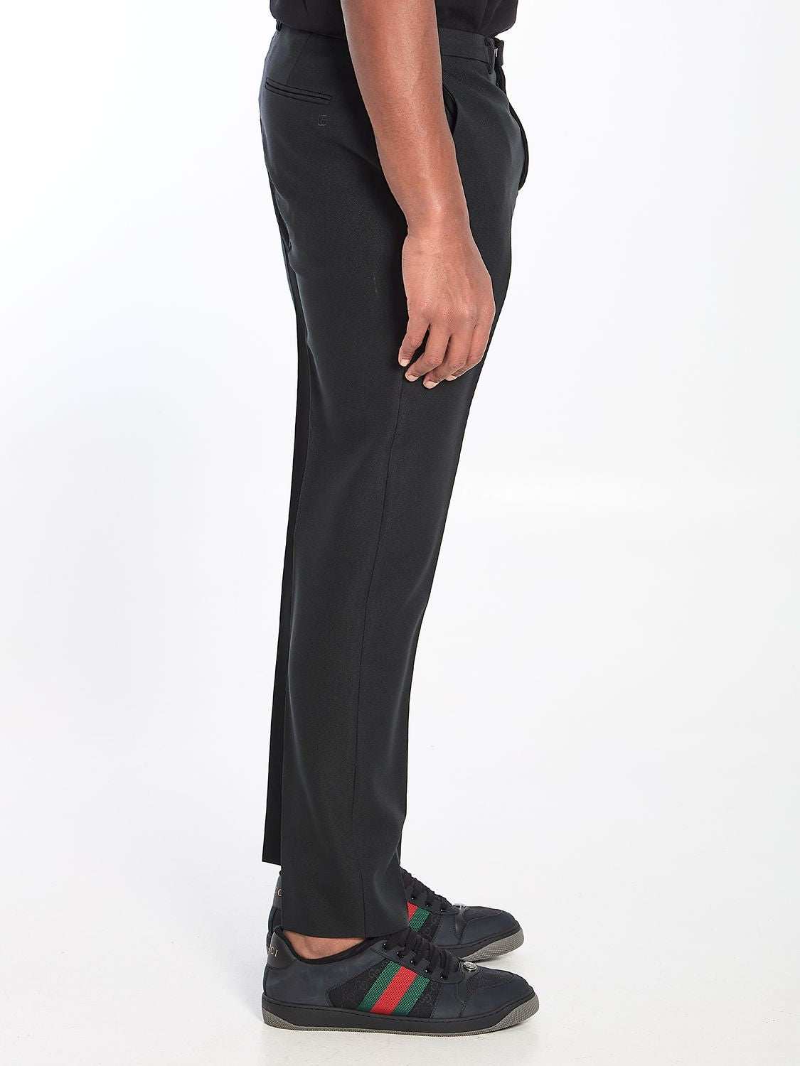 GUCCI Tailored Cotton Pants for Men - SS25 Collection